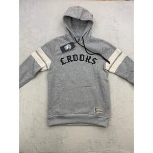Crooks Castles‎ Hoodie Mens Small Pullover Athletic Streetwear Embroidered